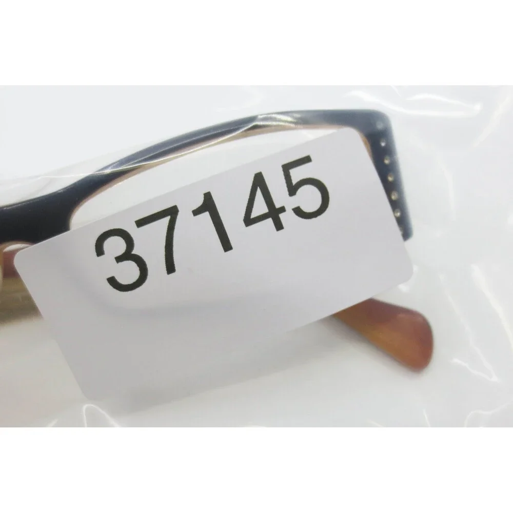 Vogue VO3345 B Black Cream Rhinestone Rectangular Eyeglasses Frames 49-15-130